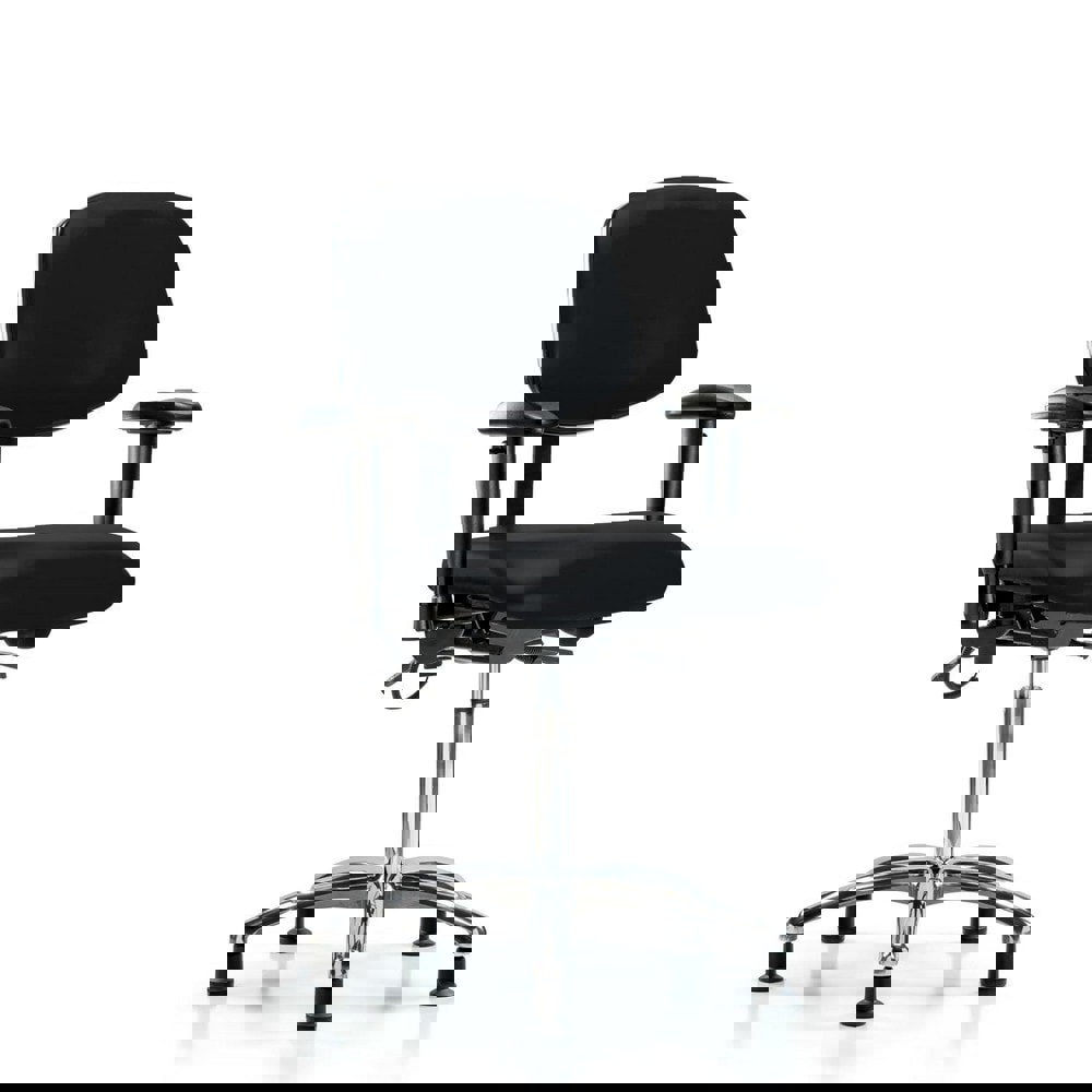 Task Chair: ESD Vinyl, Black